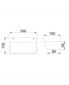 ALTEA * APLIQUE LED BLANCO 15W - 4000K